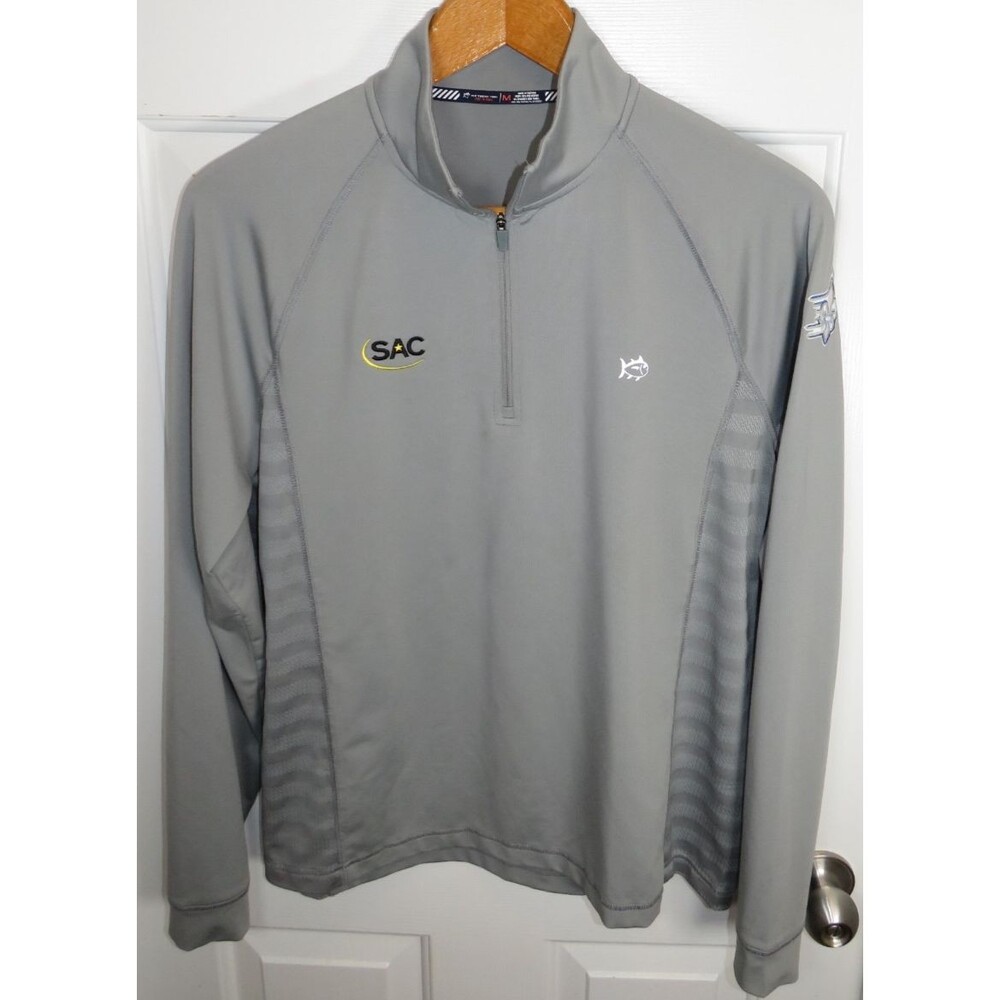 Southern Tide Performance Tide 2 Trail 1/4 Zip Limestone University Saints SAC